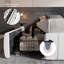Lit plateforme tapissier avec 4 tiroirs verrouillables Modern-232396333-232396332