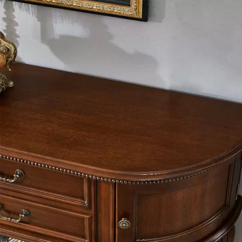 Rural Classical Console Table, 34.84" H x 54.33" W × 17.91" D