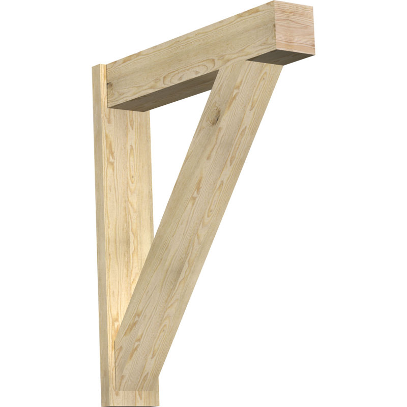Pavé traditionnel traditionnel, P 38 po x H 46 po, Sapin Douglas de 8 po (sciage brut)