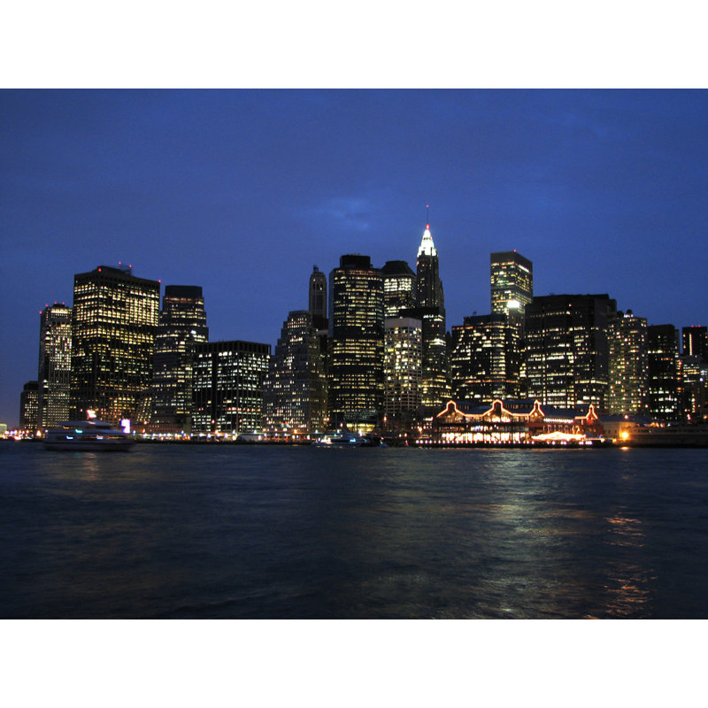 New York, Manhattan, horizon inférieur, H 18 po x l 24 po
