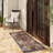 Machine Washable Vintage Area Rug - Soft Carpet with Non-Slip Backing for Living Room, Bedroom, Office,Red-606586437