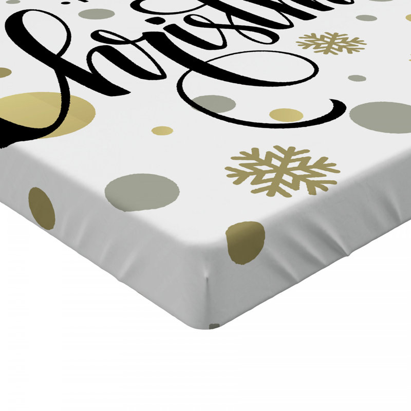 Microfiber Geometric Fitted Sheet, Full Fitted Sheet