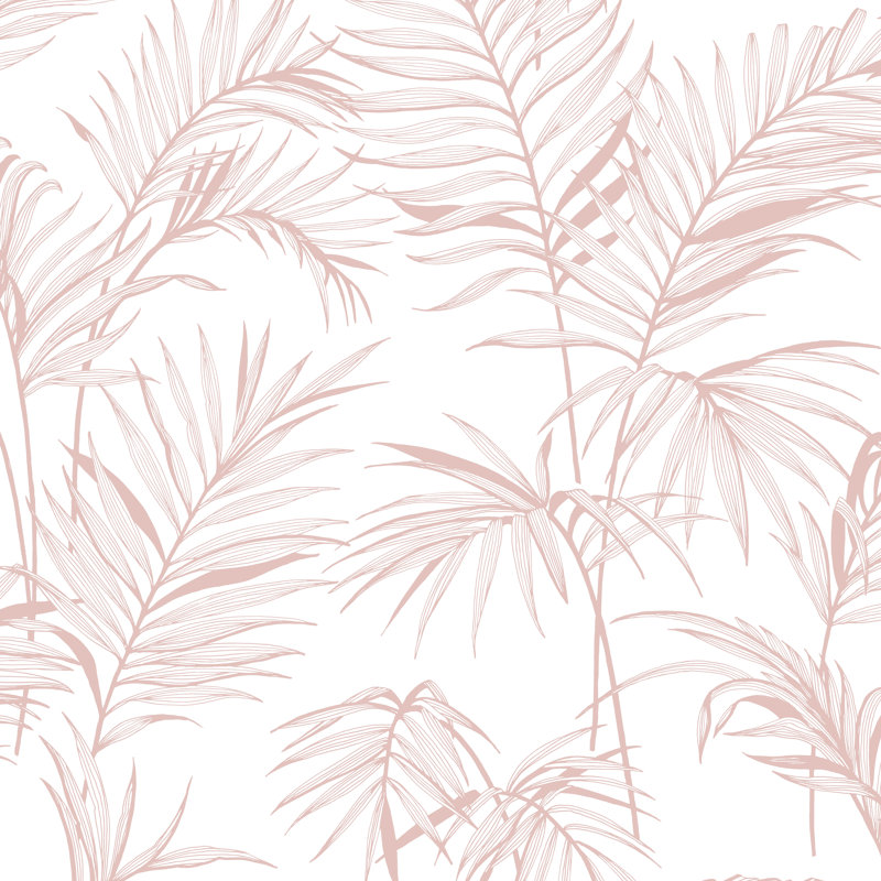 Superfresco Easy Litho Tropical Green Wallpaper, Pink