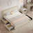King Size Bed with Storage Drawers Upholstered Platform Bed Adjustable with Nailhead Trim Headboard Wooden Slats Support Bed Frame-88284568-105756033
