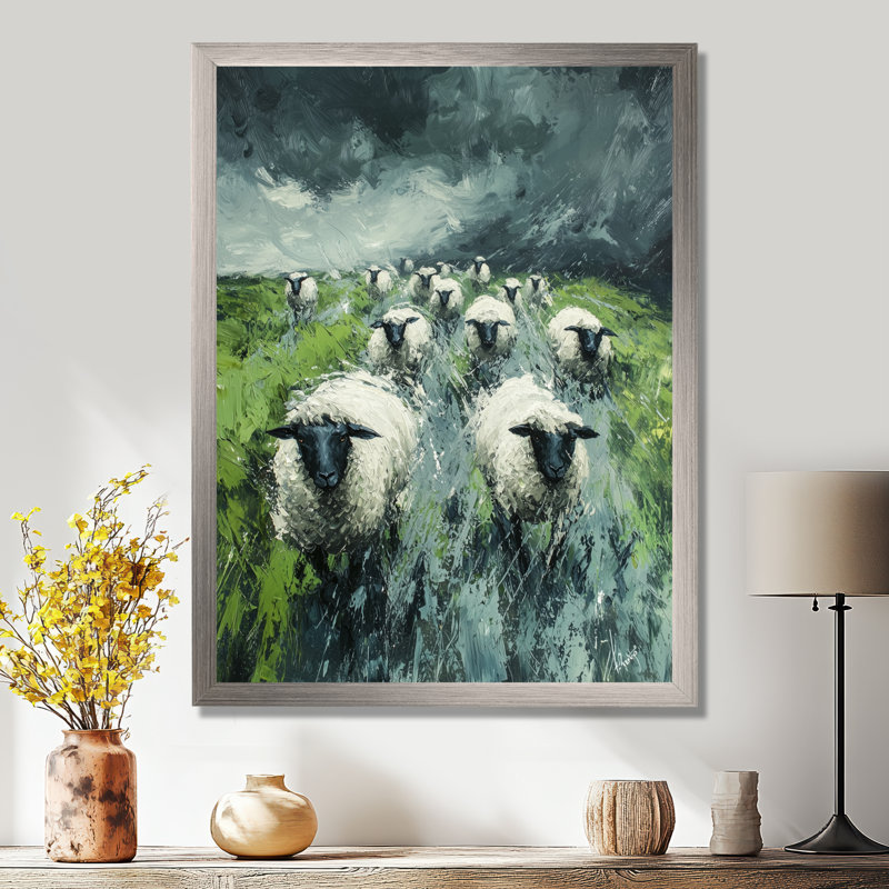 Dreanna - animaux, art mural, Argent argent, H 40 po x l 30 po, Reproduction encadrée d'une seule photo