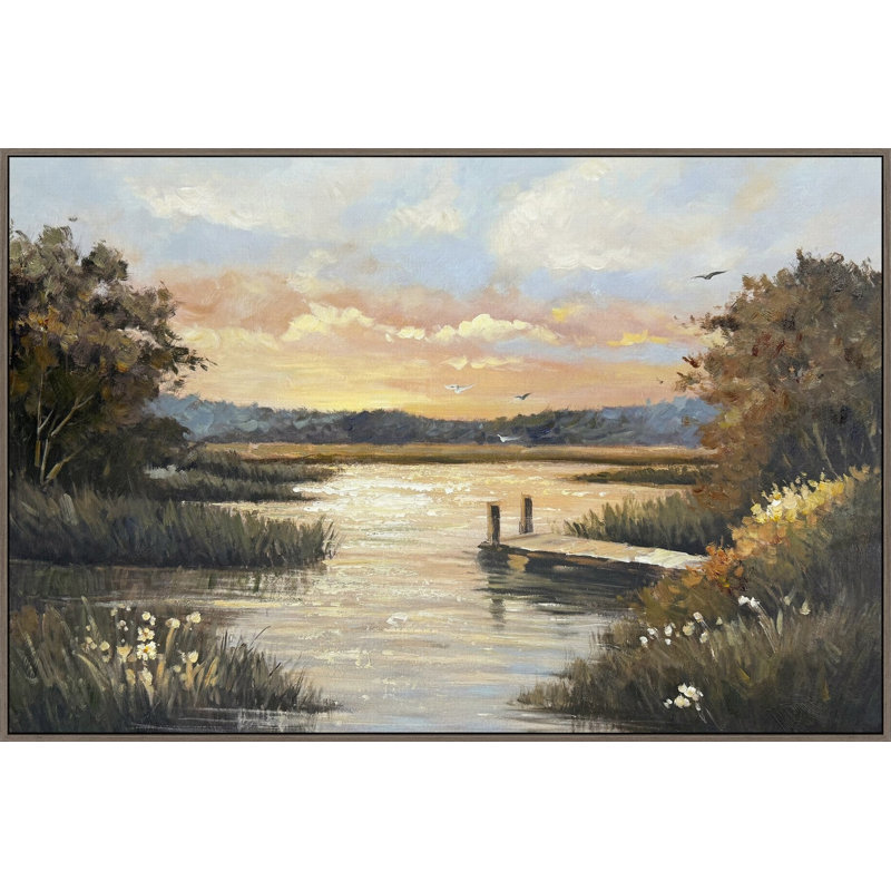 Dockside Glow Canvas Wall Art