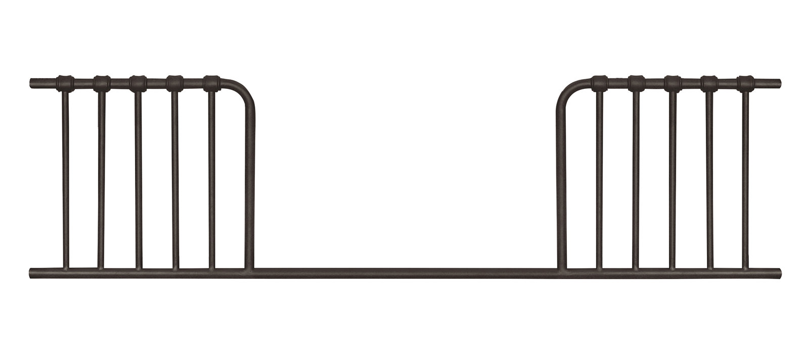 Abigail Toddler Bed Rail, Vintage Iron
