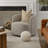 Jaydin 34" Wide Boucle Upholstered Swivel Armchair-1980456829