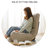 Gray Reclining Chair, Multifunctional For Leisure Time - Metal Frame Ergonomic Seat Provides Support
