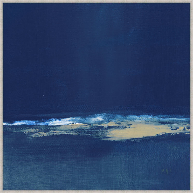 «Abstract Rhapsody II», peinture sur toile à cadre flottant