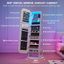 Jewellery Cabinet with Mirror Jewelry Armoire-1514111381