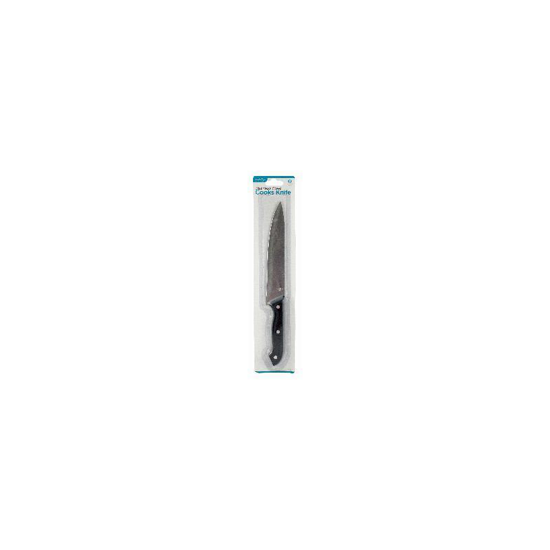 Ashley Stainless Steel Cooks Knife - Black
