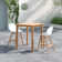 Anav Square 2 - Person 35" Long Eucalyptus Bar Height Dining Set