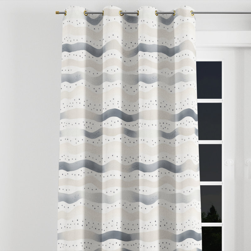Rideaux à œillets Modern, Œillets dorés, L 52 po x L 120 po