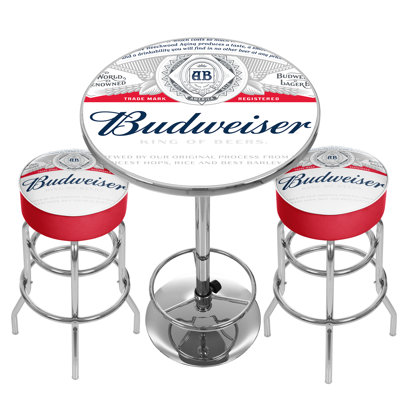 Budweiser 2 - Person Pedestal Dining Set