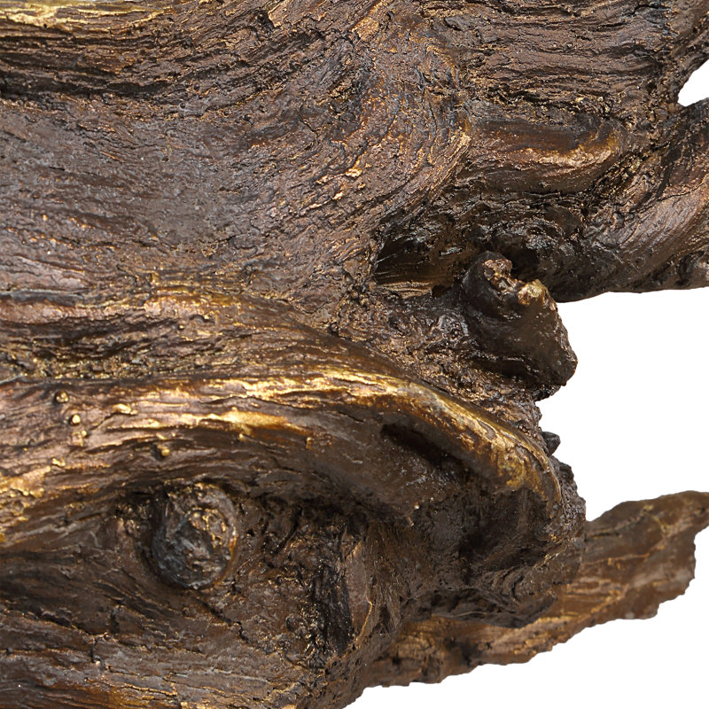 Branche de sculpture dorée