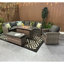 Rosen 9 Seater Corner Sofa Set With Fire-pit Dining Table With Storage Box And Armchair& Rain Cover-1869940697