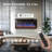 Electric Fireplace Recessed And Wall Mounted-809695945