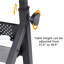 Rectangle Height Adjustable 158.5cm L Training Table-371089826