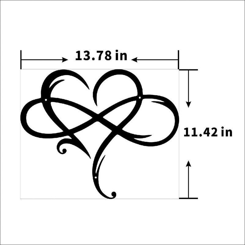 Décoration murale Infinity Heart