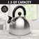 Primula 1.5 Quarts Stainless Steel Whistling Stovetop Tea Kettle