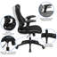 High Back Designer Mesh Executive Swivel Ergonomic Office Chair with Adjustable Arms-1345098438