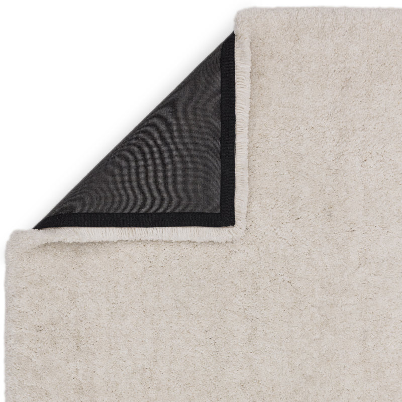Harisan Shaggy Ivory Rug, Rectangle 120cm x 170cm