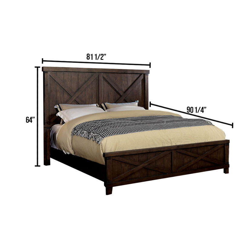 Jakobe Standard Bed, Dark Walnut, California King