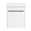 Meuble-lavabo mural flottant 18 po avec lavabo en céramique et porte d'armoire à fermeture en douceur 18 po-510217218