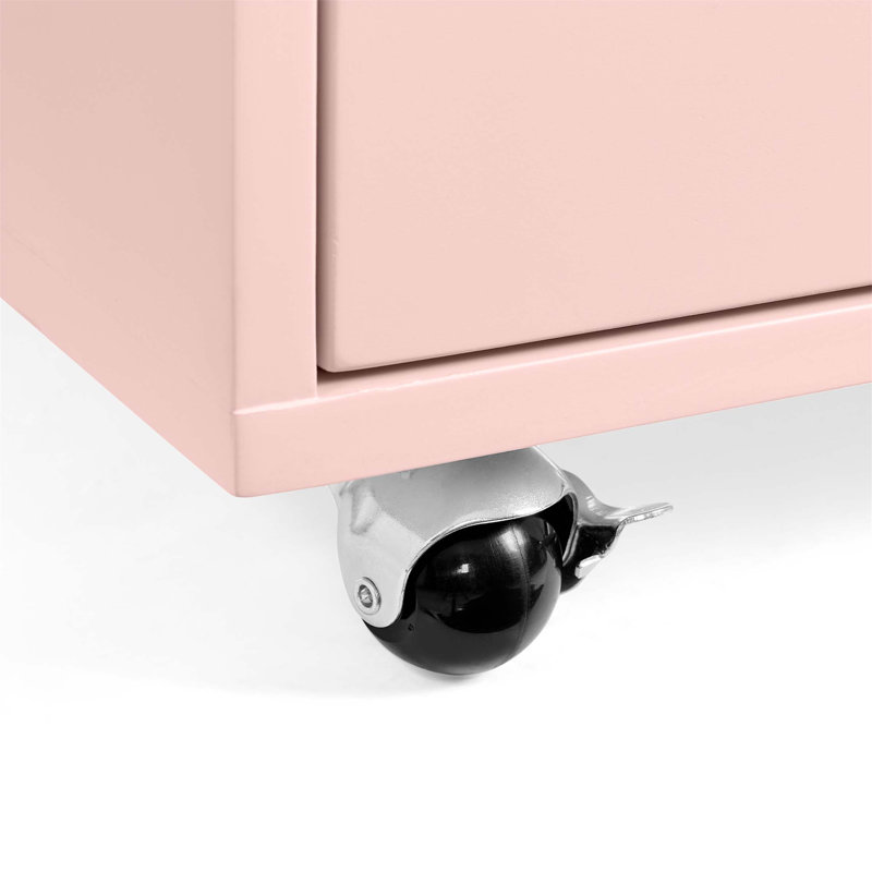 Table de bout roulante à hauteur réglable avec station de charge, tiroirs de rangement et finition laquée ultrabrillante pour une utilisation polyvalente à la maison
