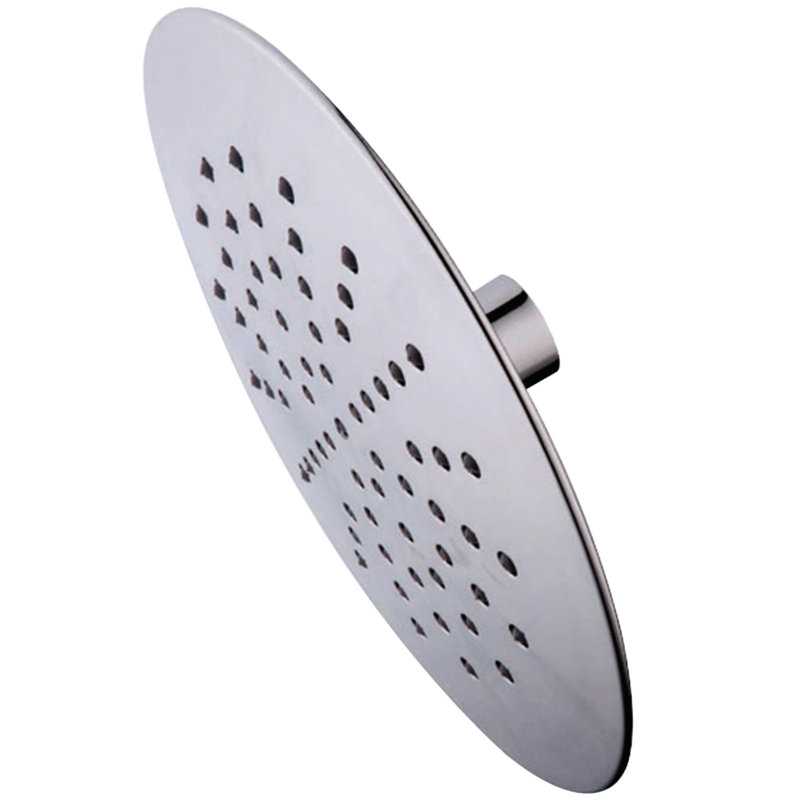 Pomme de douche ronde en ABS de 7 po Kingston, Chrome poli