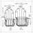 Aguiar Metal Weather Resistant Caddy Plant Stand