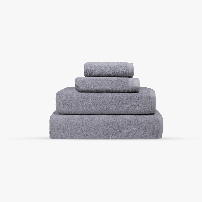 Ensemble de 2 serviettes de bain Mac, Argent