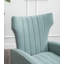 Fauteuil à oreilles en velours de 27 po de largeur Milana-379841546