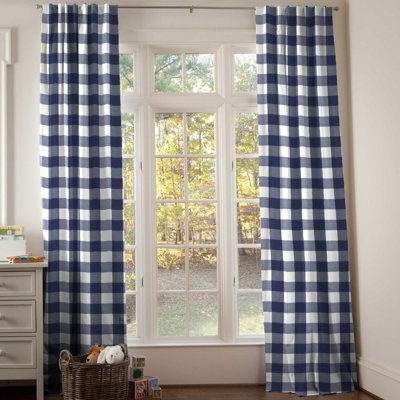Outdoor Cotton Blend Semi Sheer Curtain