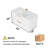 36 Inch White Bathroom Vanity Without Sink