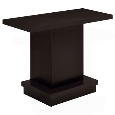 Engineered Wood Pedestal Console Table