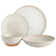 Gibson Elite 16 Piece Dreamweaver Double Bowl Terracotta Reactive Dinnerware Set