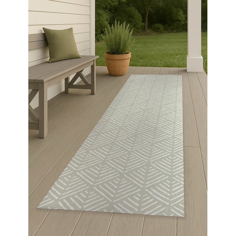 Tapis d'extérieur antidérapant Tribal Dreamer, Tapis de couloir 2 pi 6 po x 8 pi