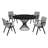 Schoonmaker 4 - Person Pedestal Dining Set-1598604245