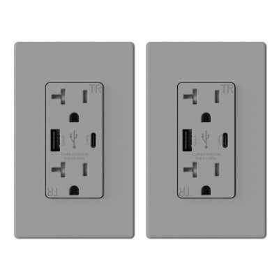 20 Tamper Resistant Duplex Outlet