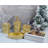 Golden Bathroom Accessories Set