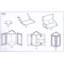 Armoire de cuisine à angle mural 12 po x 42 po style Shaker-63424006