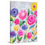 «Flowers Gray» par Jill Lambert, reproduction sur toile tendue-17682636