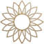 Médaillon de plafond en bois Daisy-59356312-59356308