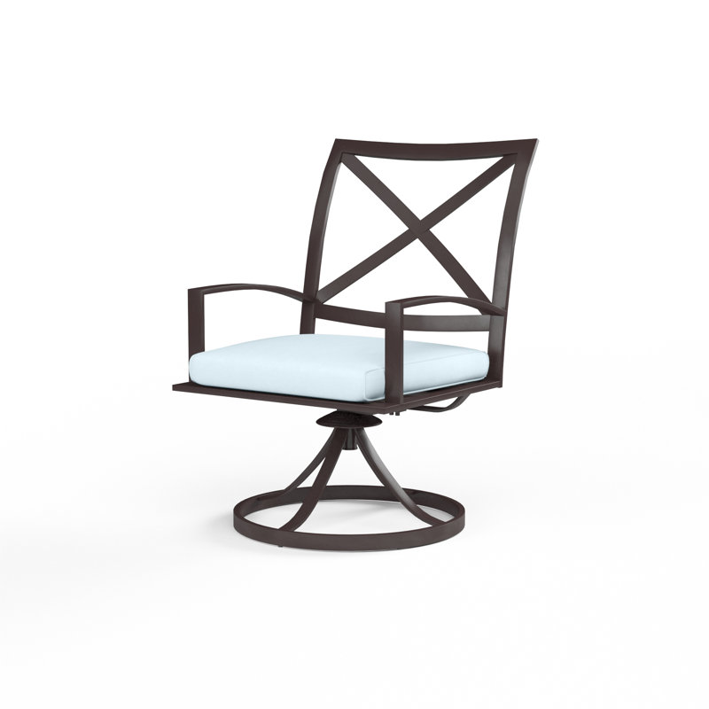 La Jolla Outdoor Dining Armchair, Canvas Skyline Sunbrella®