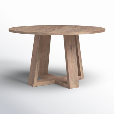 Mathias Round Solid Wood Dining Table