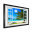 « Window Open to Beach with Palm » - impression d'art mural avec plage, impression sur toile avec plage et palmier-1617894516-1676619010-1687478046