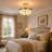 4-Light Tiffany Style Semi-Flush Mount Ceiling Light