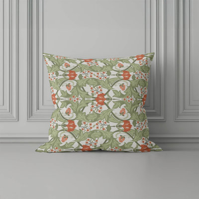 Ogee Leaf Indoor Pillow